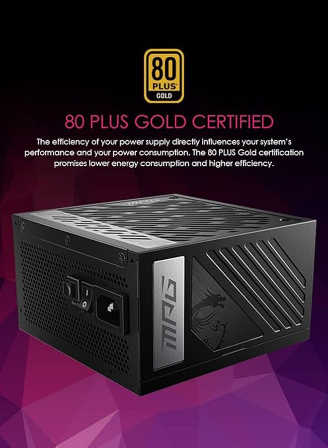 MSI MPG A850G PCIE5 power supply unit 850 W 24pin ATX ATX Black - Image 3