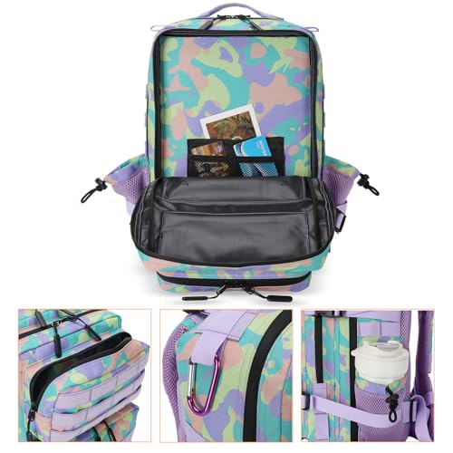 Lovelinks21 25L Tactical Military Backpack Small Travel Backpack for Men and Women Assault Pack Bug Out Bag Molle Daypack Gym Backpack with Bottle Holder (Color Camo) - Image 4