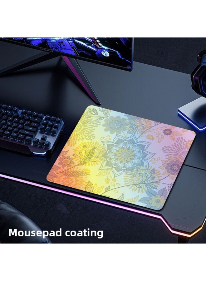FPS Special Colorful Coated E-sports Mouse Pad Can Be Locked Waterproof Easy To Clean Positioning Precision Custom Mouse Pad-Color:420*490*4-Pattern:Coated 9  - Image 1