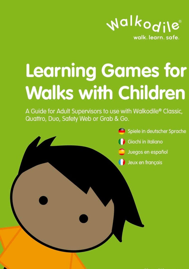 walkodile Grab & Go, Kids Walking Rope (10 Child). Teacher Designed. Extra Safety Feature on Handles. Hi Viz Detail. Includes Free Learning Games for Walks Guide - Image 5