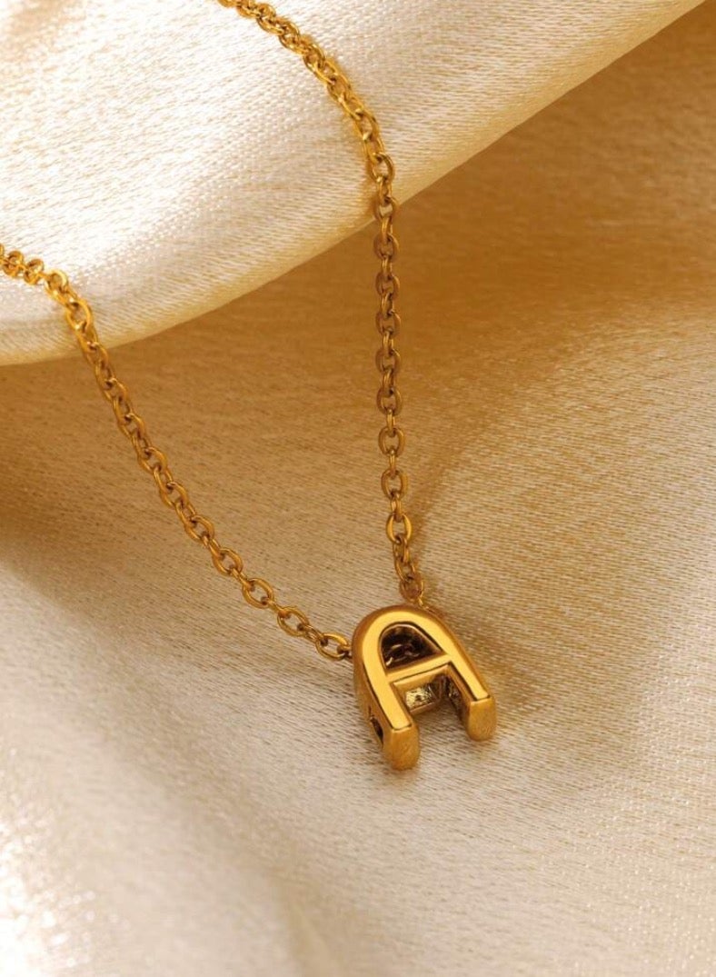 إيكوال سلسال نسائي أنيق من الاستانلس ستيل مطلي باللون الذهبي - Image 1