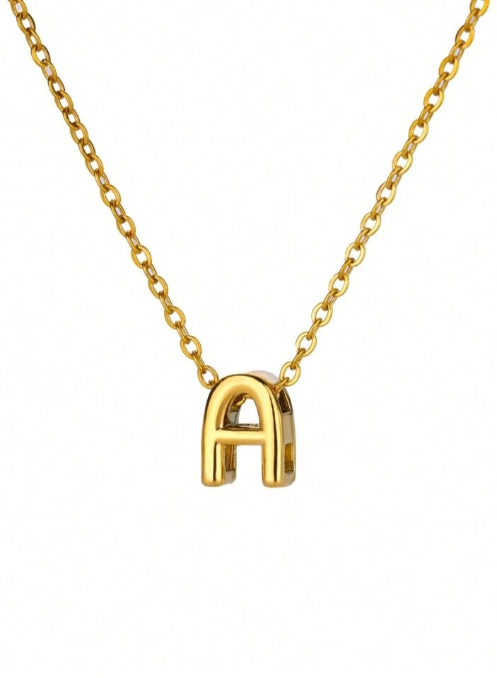 إيكوال سلسال نسائي أنيق من الاستانلس ستيل مطلي باللون الذهبي - Image 3