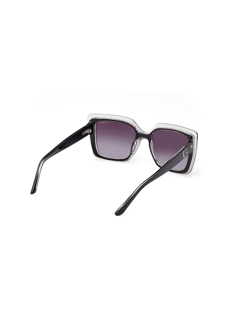 GUESS - Women's UV Protection Square Sunglasses - GU790805B52 - Lens Size: 52 Mm - Image 1