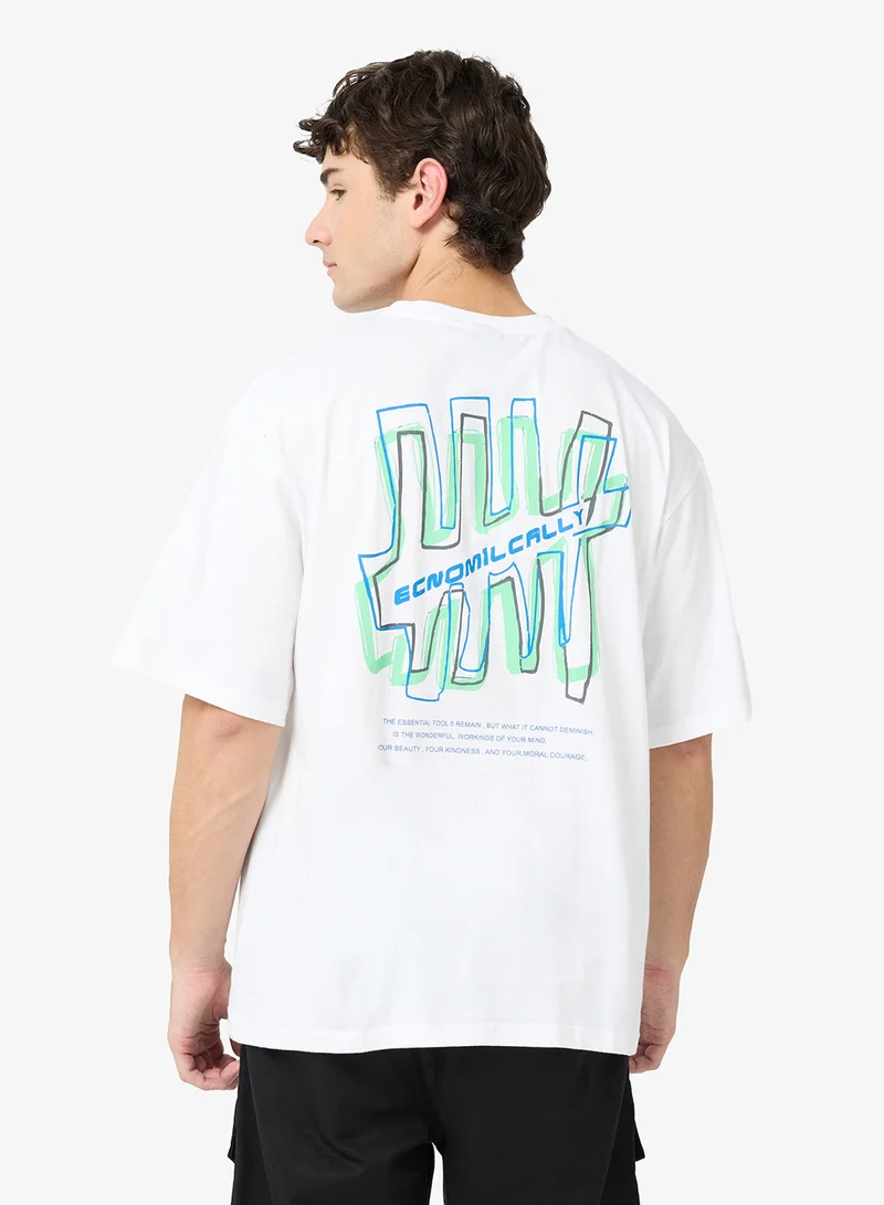 سفنتي فايف تيشيرتات مطبوعة برسومات مقاس عادي