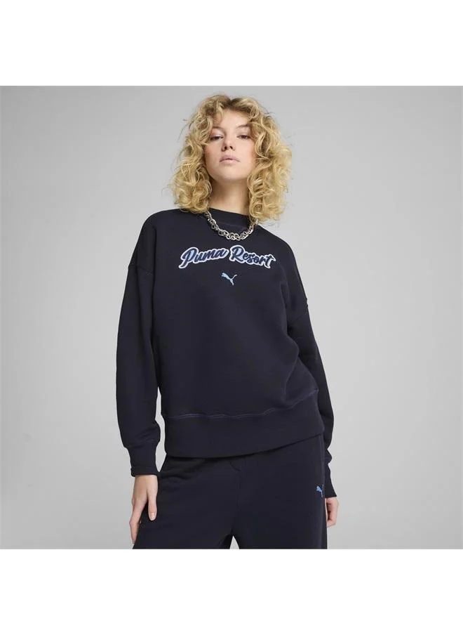 PREMIUM ESS Oversized Graphic Crew Women