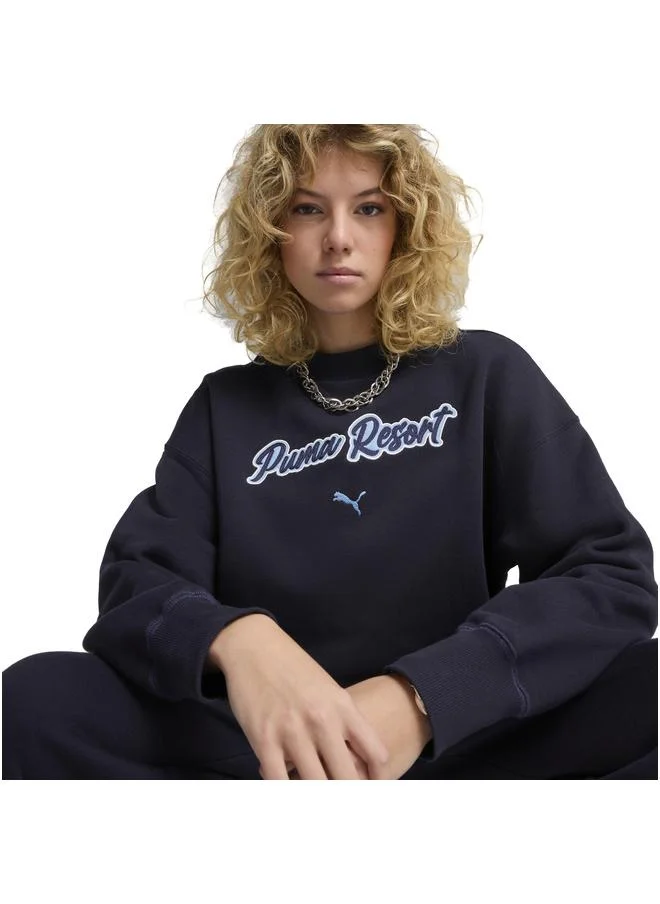 Puma PREMIUM ESS Oversized Graphic Crew Women