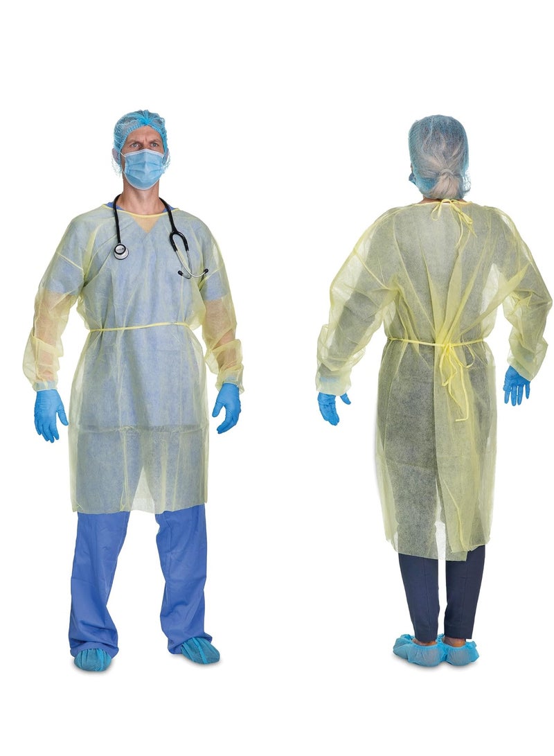 ماكس كير جاون ثوب عزل عبوة من 10 قطع اصفر متوسط - Image 1