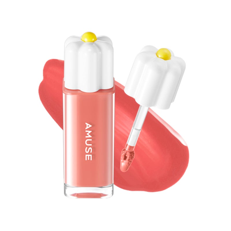 Amuse SEOUL Daisy Flower Dew Tint (06 FIG DEW) | 35% High-moisture Water Tint, Long-lasting, Vitamin E Acetate, Moisturizing, No Peel Off, Lip Treatment, Non Sticky, Korean Lip Tint for Dry Lips - Image 1