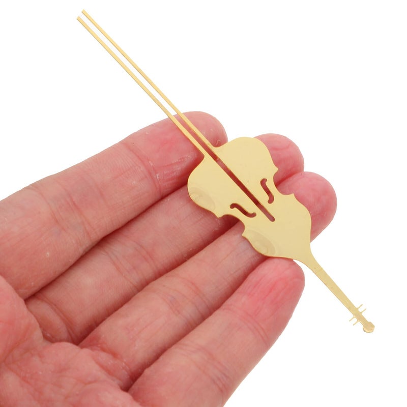 Vintage Hollow Music Metal Violin Bookmark For Writers And Readers - Image 5