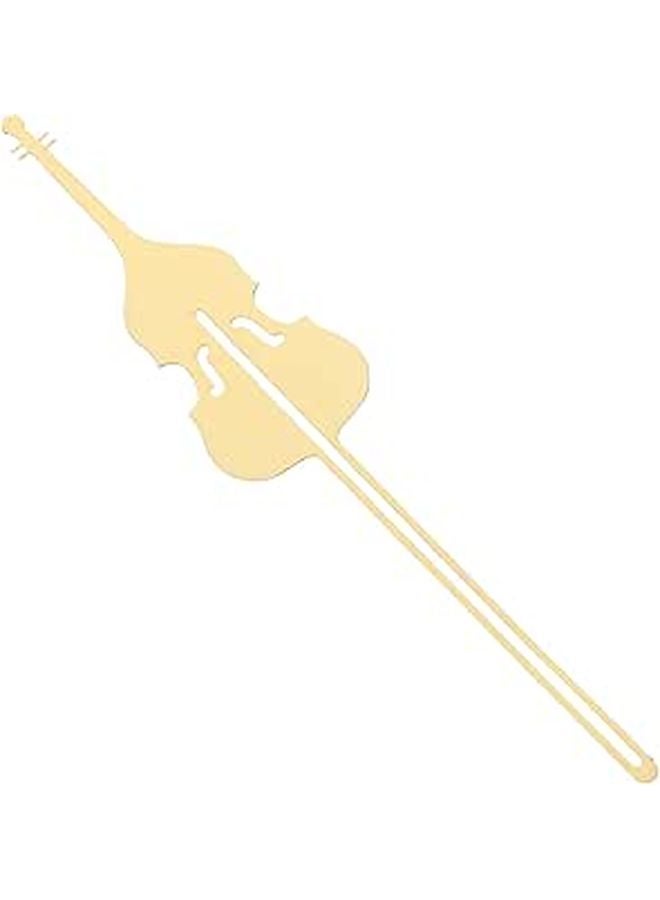 Vintage Hollow Music Metal Violin Bookmark For Writers And Readers - Image 1