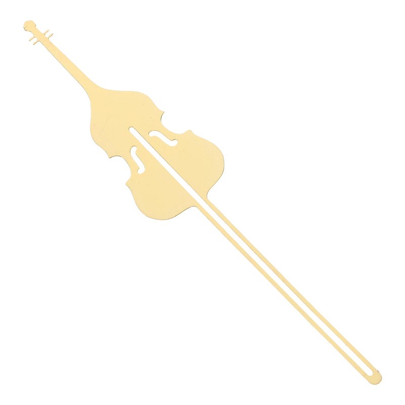 Vintage Hollow Music Metal Violin Bookmark For Writers And Readers - Image 2