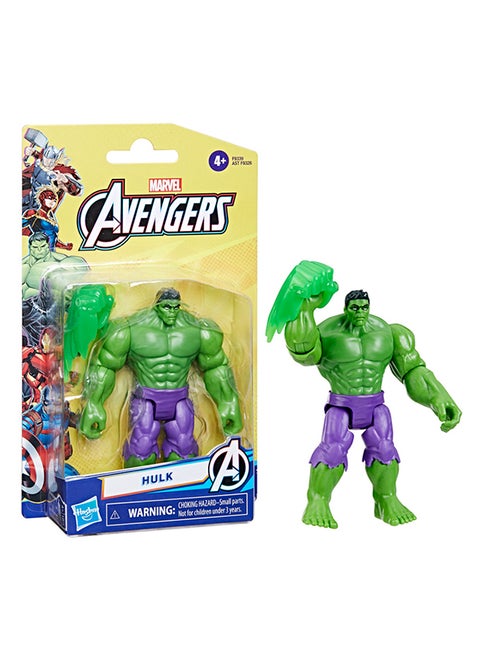 Marvel Avengers Epic Hero Series Hulk Deluxe Action Figure, 4-Inch-Scale, Super Hero Toys for Kids 4 and Up