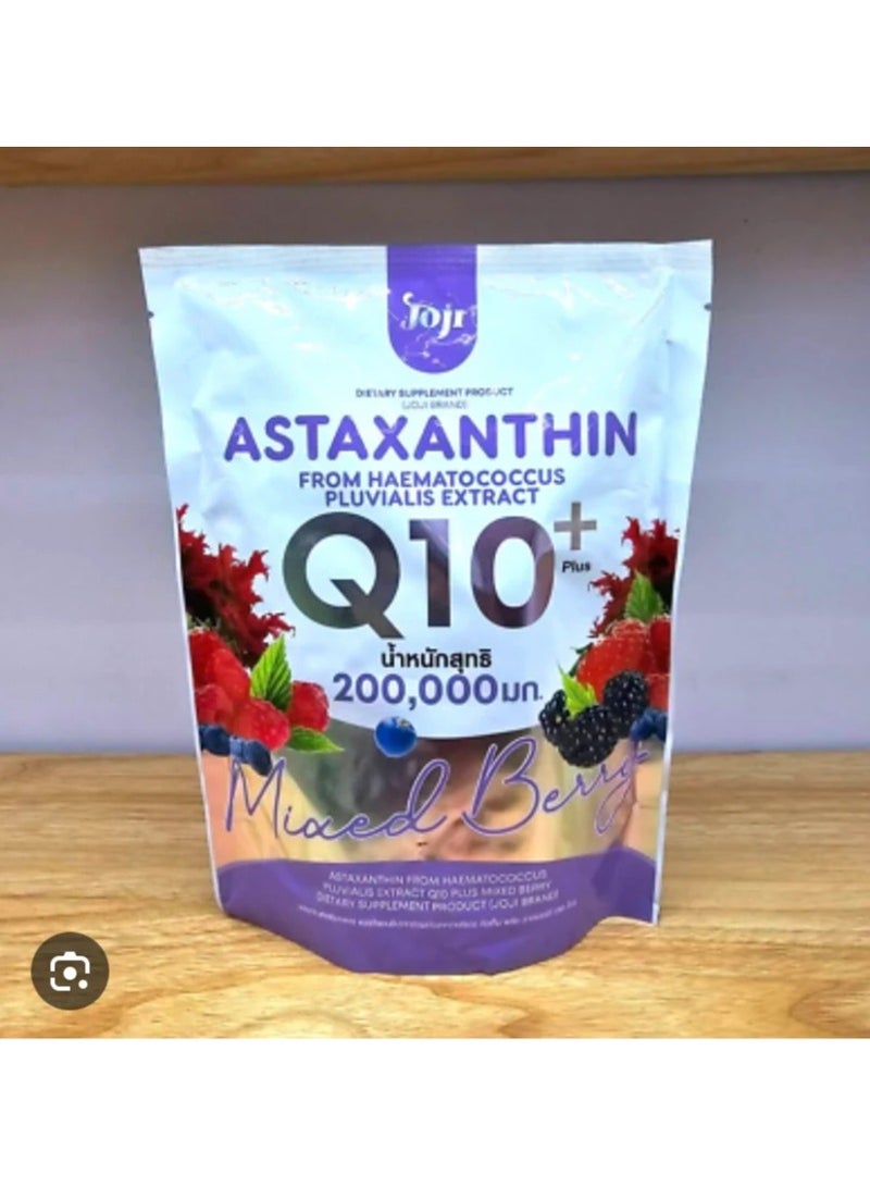 Joji Dietary Supplement Product Astaxanthin Q10 Plus Collagen Mixed Berry - Image 2