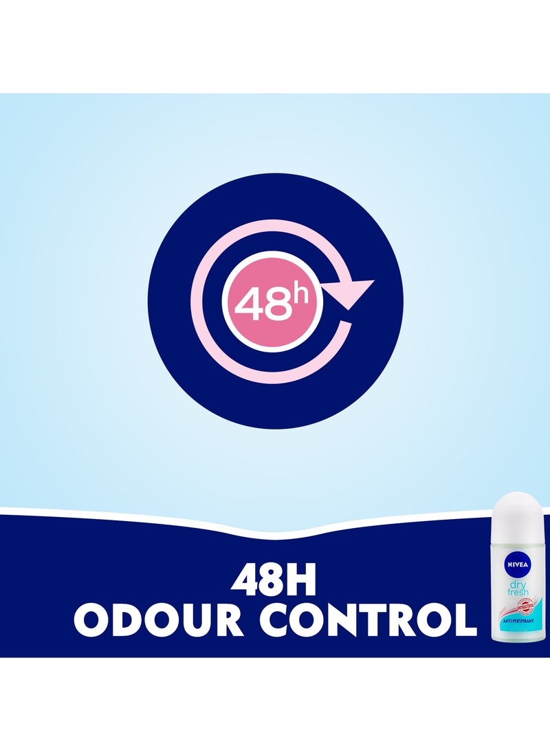 Nivea Antiperspirant Roll-On Pack of 2  - Image 4
