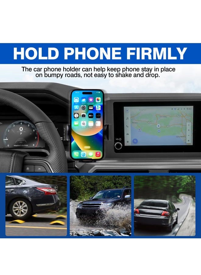 Autorder Car Phone Holder for 2024-2025 2026 Toyota Tacoma Accessories 8-Inch Cell Phone Mount with Dash Organizer Hands-Free 360 Degree Rotation(Not fit 14" Screen) - Image 3
