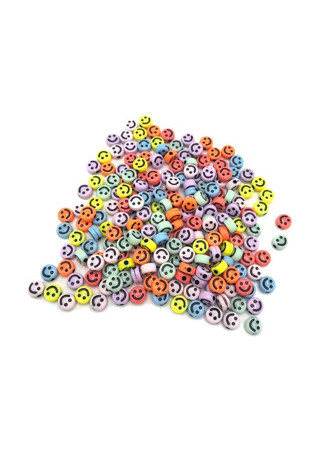 نيبمينينت مجموعة خرز دائري على شكل وجوه تعبيرية مبتسمة يمكنك صنعها بنفسك مكونة من 3800 قطعة 0.4x0.7سم - Image 1