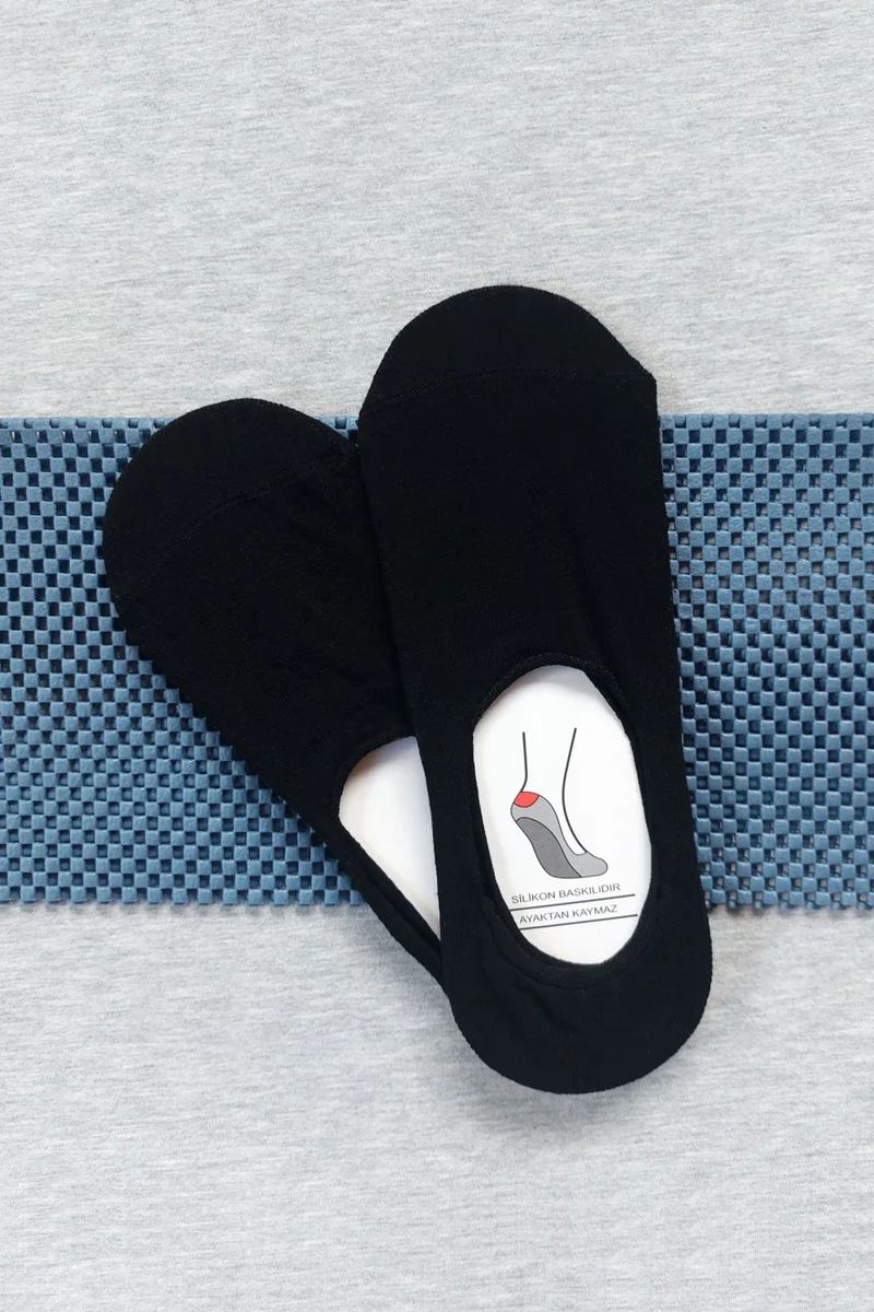 Sensu Babet Unisex Anti-Slip Invisible Socks - 6 Pack - CRP2161