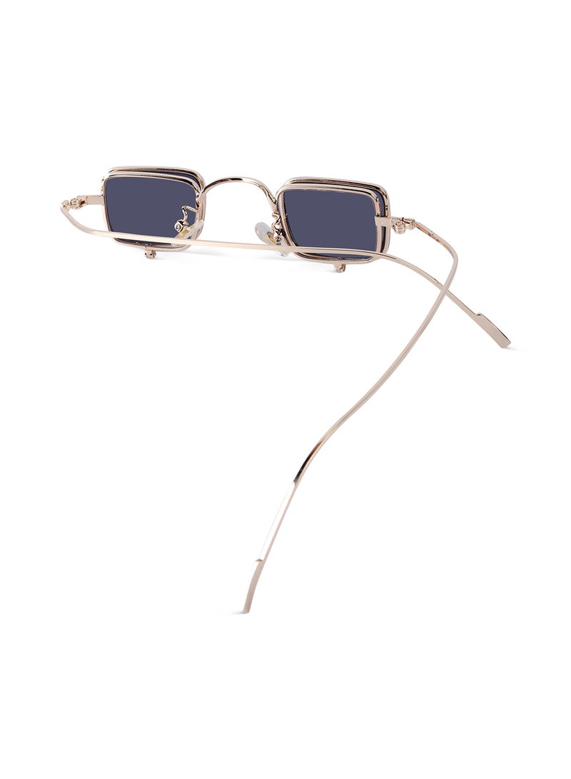 Woggles 100% UV Protected Black Rectangle Sunglasses - Image 4