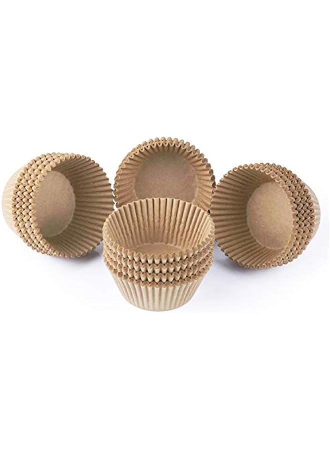 Standard Natural Cupcake Liners 500 Count, No Smell, Grease-Proof Paper Muffin Liners, Food-grade Baking Cups for Cupcakes, Muffins, Nuts - Image 5