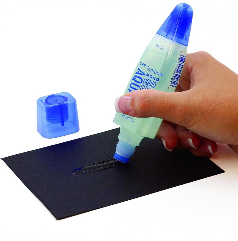 Tombow Tombow 52180 MONO Aqua Liquid Glue 169 Ounce 1Pack Dual Tip Dispenser for Precise to Full Coverage Application that Dries Clear 2Pack - Image 3