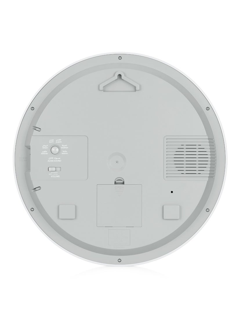 Al Fajr Azaan Analog-Digital Prayer Clock Medinah Design CR-23  - Image 3