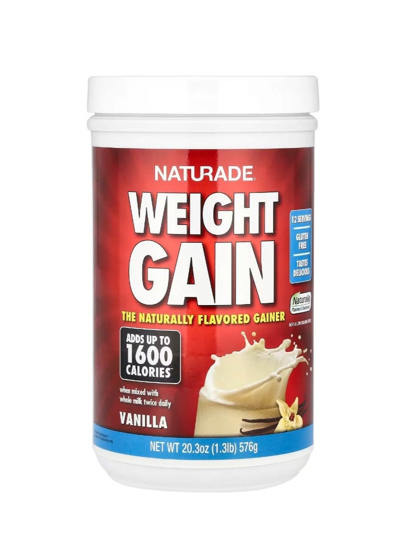 ناتورادي زيادة الوزن بنكهة الفانيليا 1.3 رطل (576 جم) - Image 1