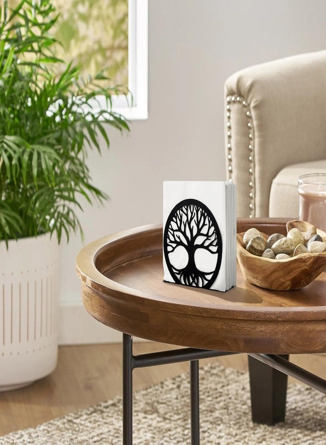 MSJGA Napkin Holder for Dining Table,Stainless Steel Upright Napkin Holder for Kitchen & Countertop,Modern Black Metal Paper Holder for Western Restaurant Coffee Shop,Dining Room Decor - Image 5