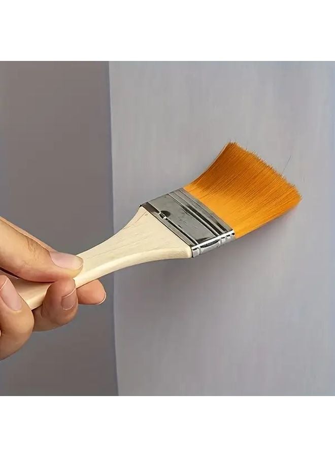 3PCS Nylon Paintbrush Set For Acrylic Oil Watercolor Wooden Handle Ideal For Artists Students - Image 5