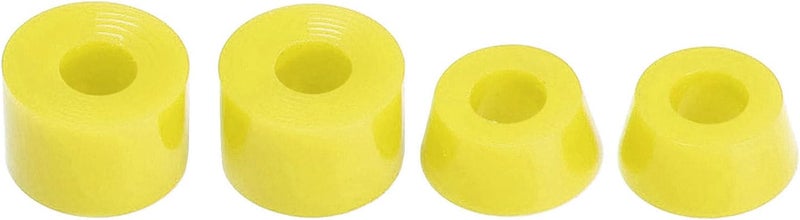 كلاراكو 4 قطع من جلبات محاور ألواح التزلج الناعمة 92A، مقاس 11x16 مم، محاور 7 بوصة، جلبات مخروطية، طقم ممتص صدمات، ملحقات تثبيت - Image 3