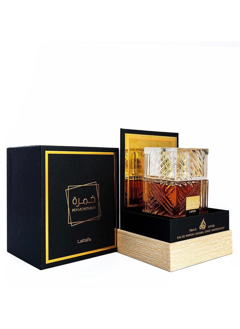 Khamra perfume by Lattafa Eau de Parfum for unisex - 100 ml