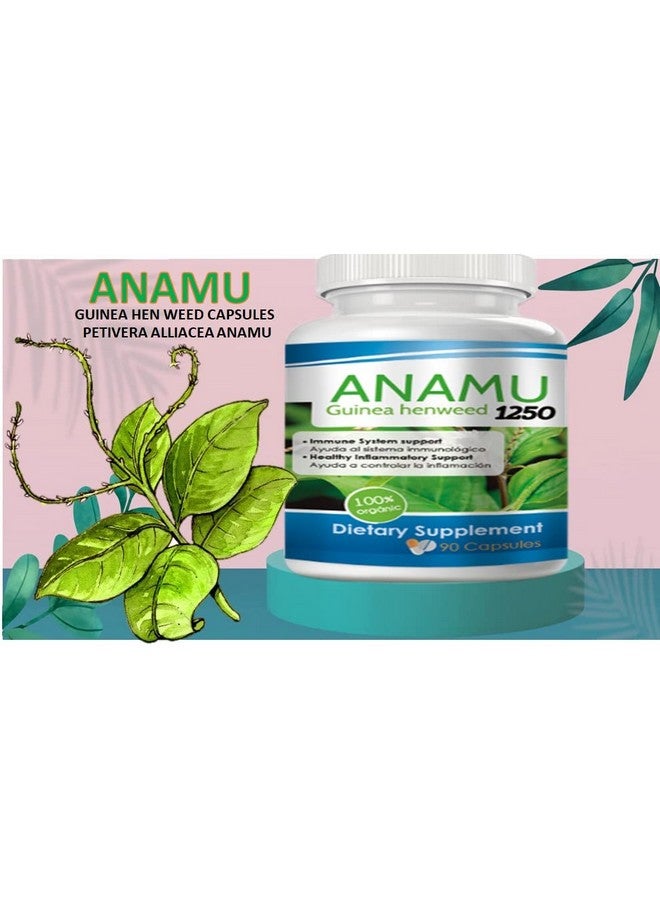VITAMISAN Anamu 1250 mg Organically Grown 90 Capsules petiveria alliacea - Image 4