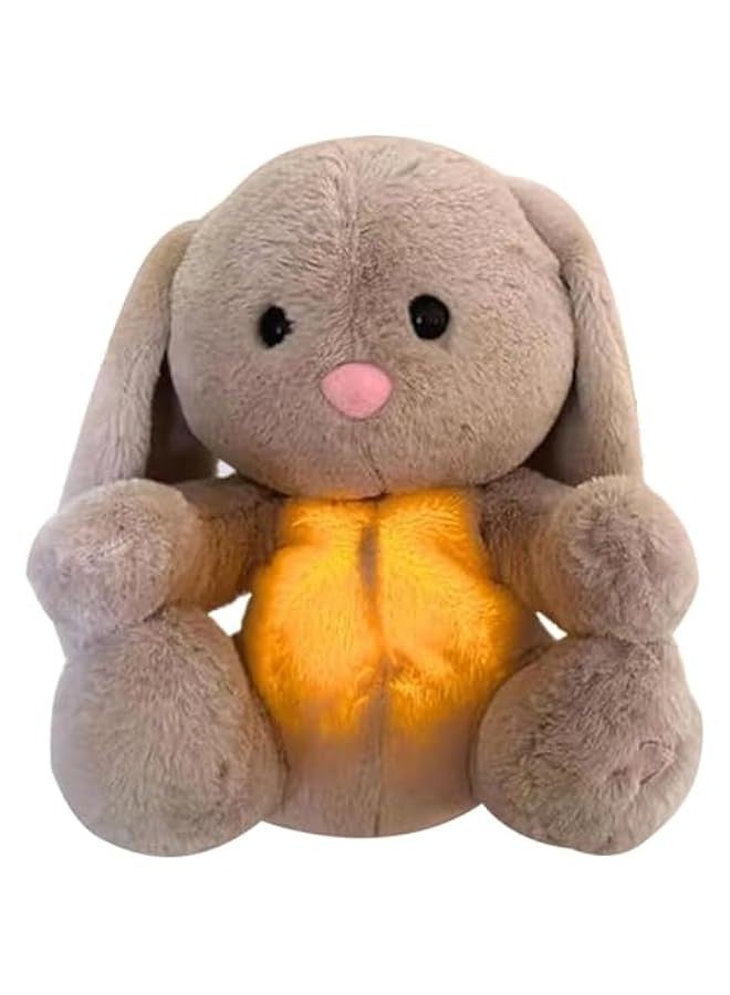 Relief Koala, Relief Koala Breathing Stuffed Animal Baby Sound Machine Soother Koala Bear Anxiety Relief Koala Breathing with Sensory Music Lights Rhythmic Breathing Motion (Rabbit) - Image 1