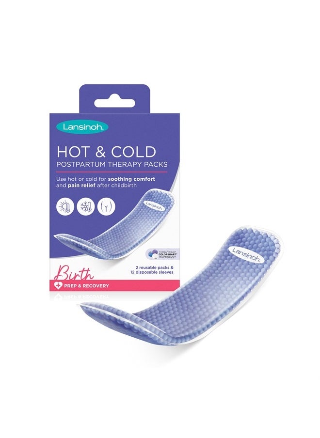 Lansinoh Hot and Cold Pads for Postpartum Essentials, 2 Count Postpartum Pads  - Image 1