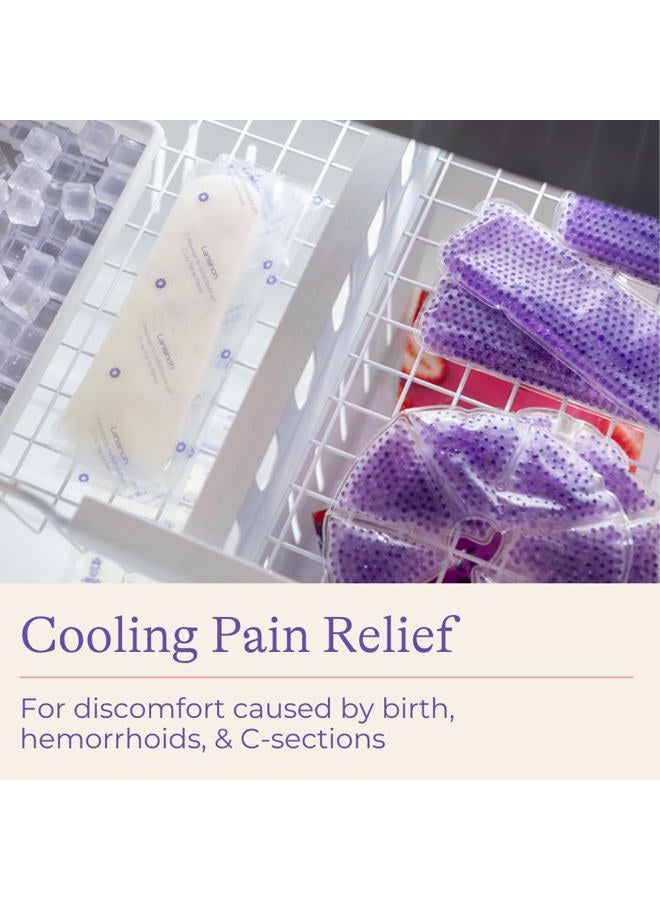 Lansinoh Hot and Cold Postpartum Pads – Reusable Perineal Ice Packs for Postpartum Recovery, Labor & Delivery Essentials, 2 Count - Image 2