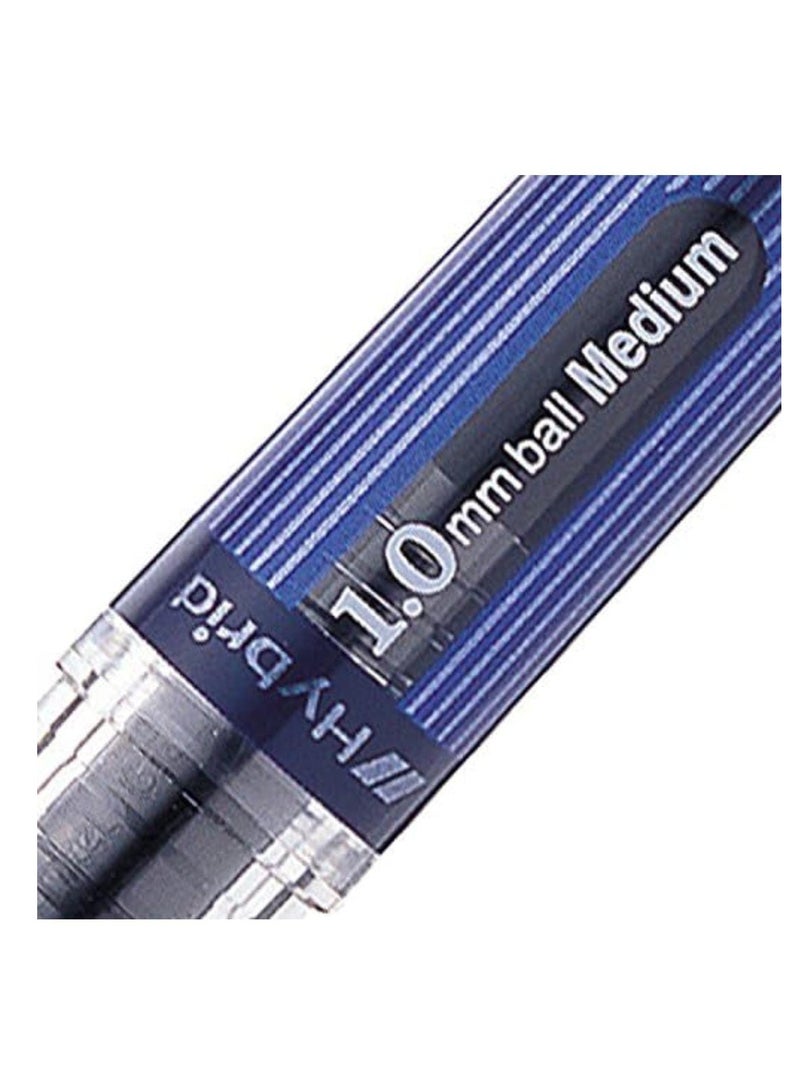 Pentel قلم حبر جل Hybrid Grip DX أسود، عبوة من 12 قطعة - Image 4