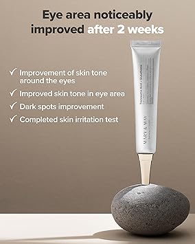 MARY & MAY MaryMay Tranexamic Acid Glutathione Eye Cream Powerful Antioxidant Reduces Dark Circles in the Eye Improve Uneven Skin Tone with Vitamin C Suitable for Morning and Night Use 101 oz - Image 3