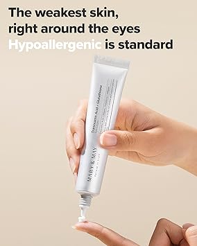 MARY & MAY MaryMay Tranexamic Acid Glutathione Eye Cream Powerful Antioxidant Reduces Dark Circles in the Eye Improve Uneven Skin Tone with Vitamin C Suitable for Morning and Night Use 101 oz - Image 5