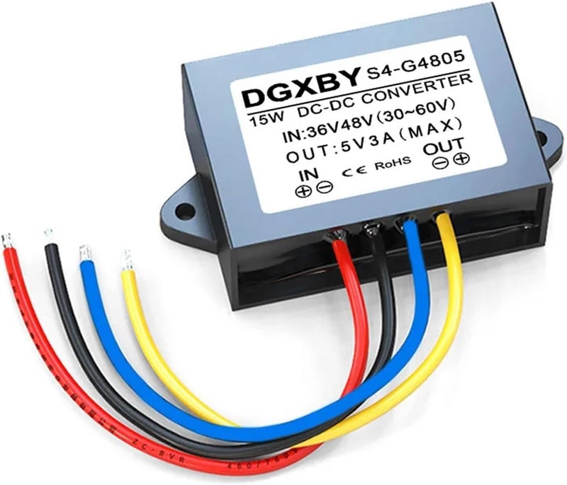 Isolated 36V/48V to 5V 1A 3A 5A 8A Power Supply Step-Down Module 30-60V to 5.1V Vehicle Equipment Converter(36V48V to 5V 3A) - Image 1