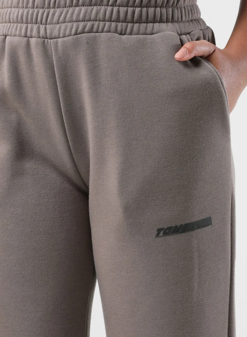 The Giving Movement Racer Printed Wide Leg Joggers