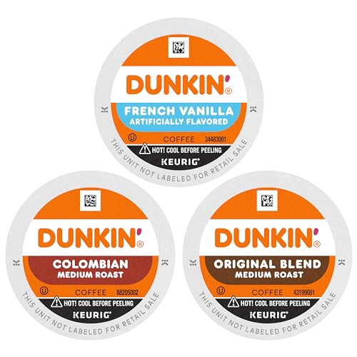 Dunkin' Best Sellers Coffee Variety Pack, 60 Keurig K-Cup Pods - Image 1