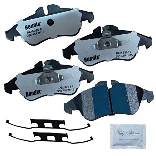 Bendix Fleet Metlok MKD950FM Semi-Metallic Front Brake Pads for Select Models Dodge Sprinter 2500, 3500, Freightliner Mercedes-Benz - Image 1