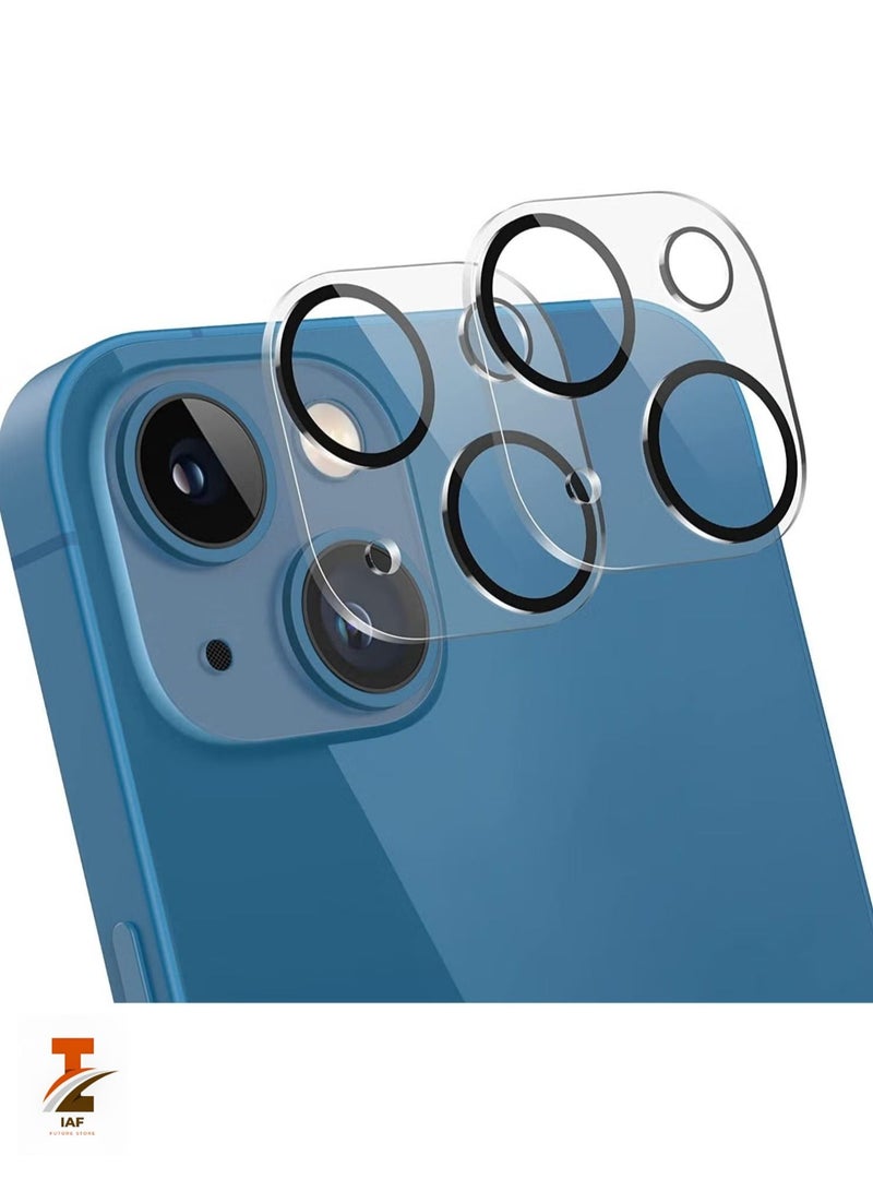 IAF Camera Lens Screen Protector for iPhone 14 /14Plus 9H Hardness Transparent HD Protective Tempered Glass Protector Film Does Not Affect Night Shots  - Image 1