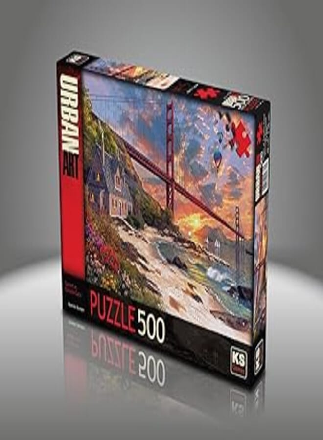 KS Games SK Jigsaw Puzzle 500 pieces - Dominic Davison: Golden Gate 