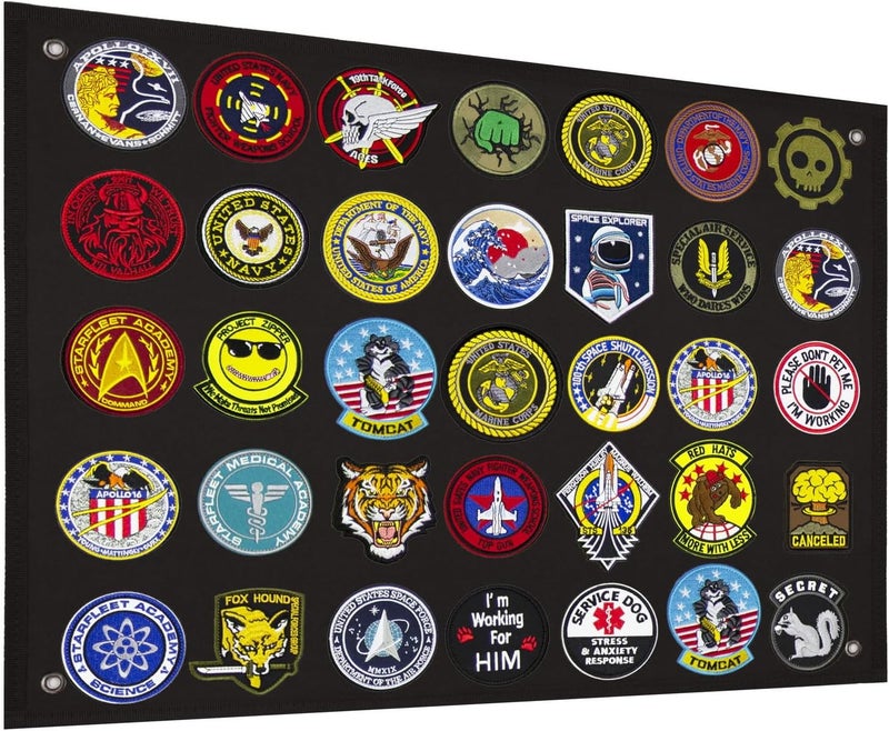 GOTAC Tactical Patch Display Holder Panel Board for Military Army Morale Hook and Loop Emblems, 18 Inches x 24 Inches, No Patches Included - Image 1