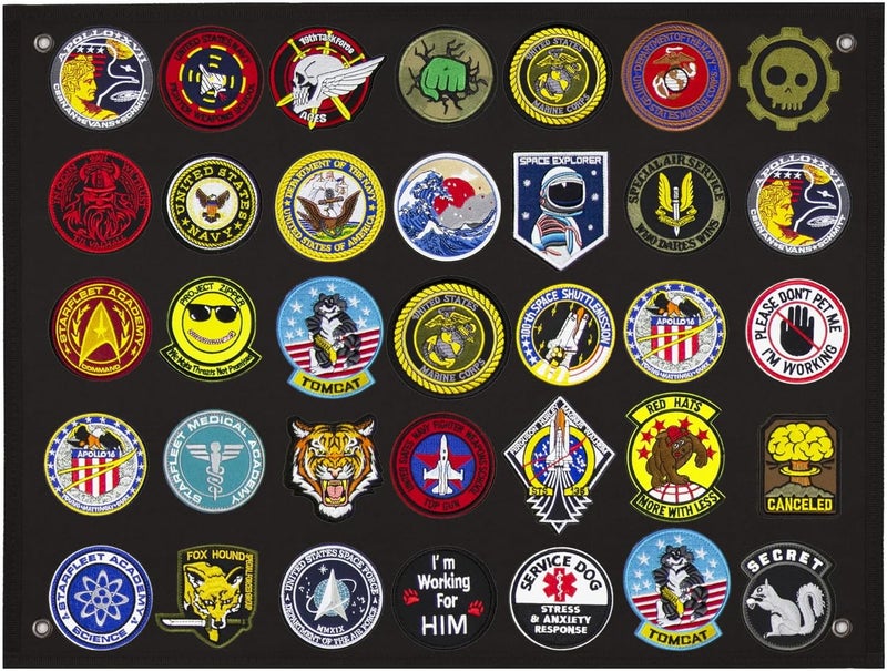 GOTAC Tactical Patch Display Holder Panel Board for Military Army Morale Hook and Loop Emblems, 18 Inches x 24 Inches, No Patches Included - Image 2