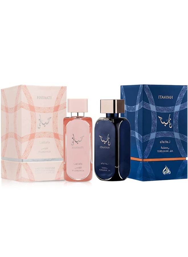 Lattafa HAYAATI FLORENCE AND HAYAATI AL MALEKY EDP 100ML - Image 1
