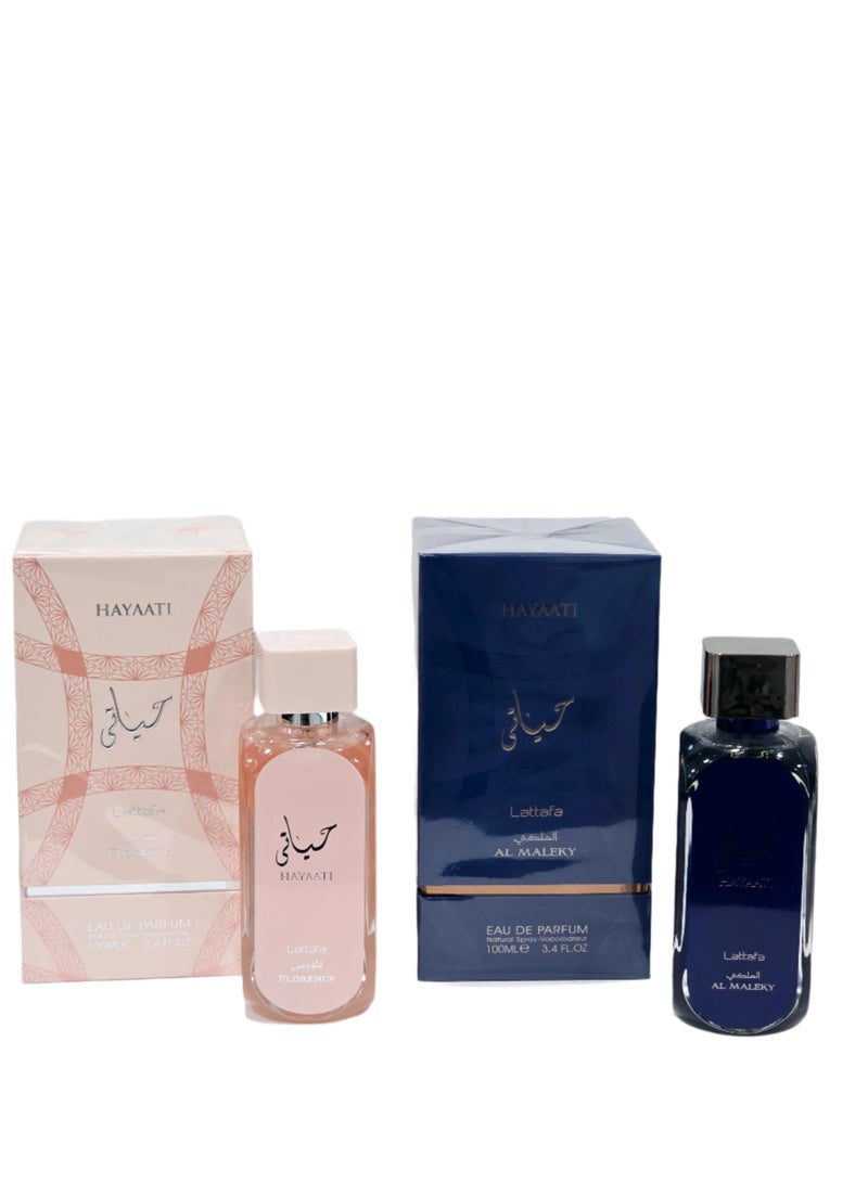 Lattafa HAYAATI FLORENCE AND HAYAATI AL MALEKY EDP 100ML - Image 4