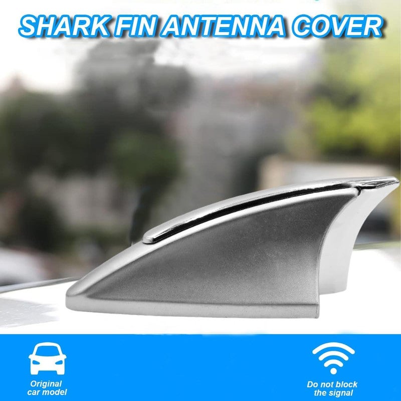 Universal Car Shark Fin Antenna Cover – Stylish Roof Antenna Decorative Cover for Car, SUV and Truck, AM/FM Radio Signal Compatible Car Roof Aerial Cover, Wind Resistant Car Antenna Replacement Cover, Easy Install Automotive Exterior Accessory - Image 3