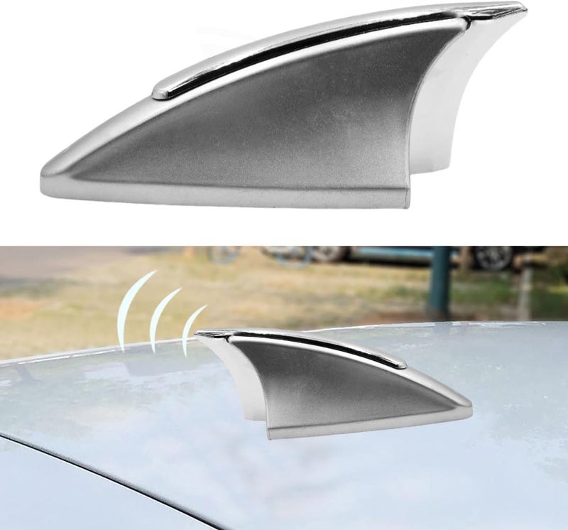 Universal Car Shark Fin Antenna Cover – Stylish Roof Antenna Decorative Cover for Car, SUV and Truck, AM/FM Radio Signal Compatible Car Roof Aerial Cover, Wind Resistant Car Antenna Replacement Cover, Easy Install Automotive Exterior Accessory - Image 5