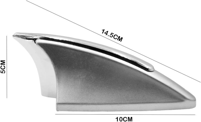 Universal Car Shark Fin Antenna Cover – Stylish Roof Antenna Decorative Cover for Car, SUV and Truck, AM/FM Radio Signal Compatible Car Roof Aerial Cover, Wind Resistant Car Antenna Replacement Cover, Easy Install Automotive Exterior Accessory - Image 2